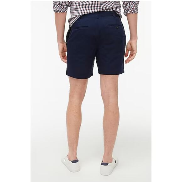 Banana Republic Mens 7" Flex Chino Short Navy Blue Size 33 New - Picture 3 of 10
